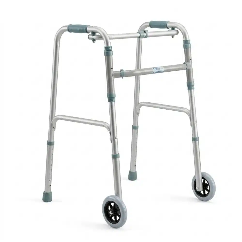 Andador 2 ruedas plegable