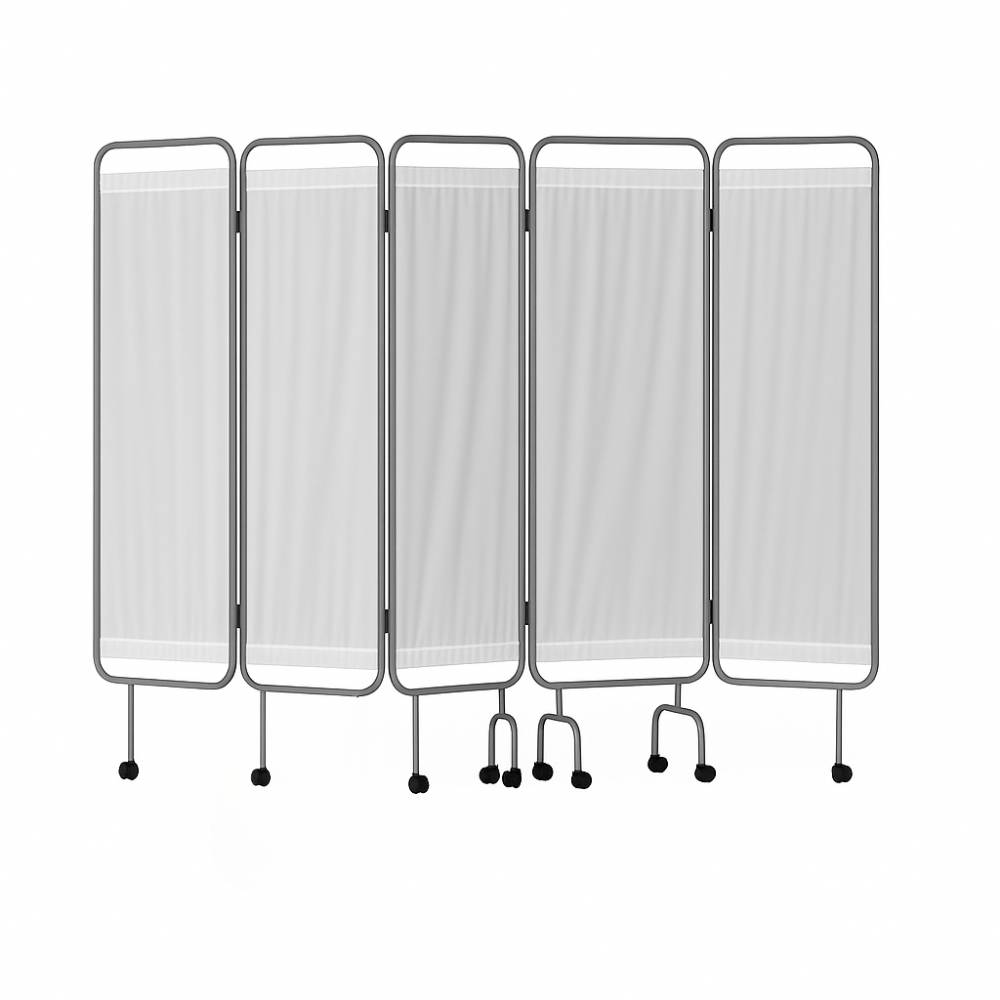 biombo clínico 5 cuerpos