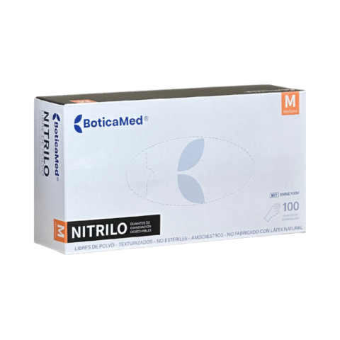 GUANTES DE NITRILO NEGRO M