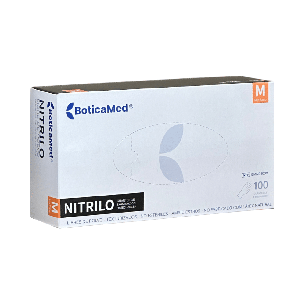 GUANTES DE NITRILO NEGRO M