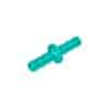 Conector para manguera de oxígeno antifugas en uso