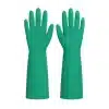 guantes de nitrilo industrial verde reutilizables