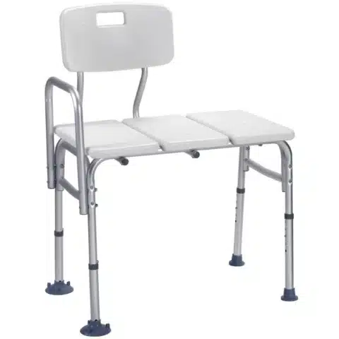 Silla de Transferencia para Baño Aluminio Regulable